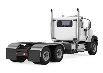 Semi-trailer Truck Isolated