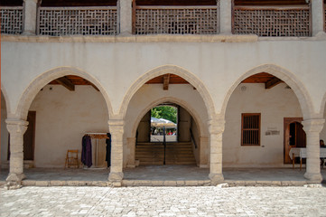 The monastery in Omodos arose in the first centuries of the Christian era. Here is kept a particle of the Cross-of the Lord. The modern architectural ensemble has been preserved since the 17th century
