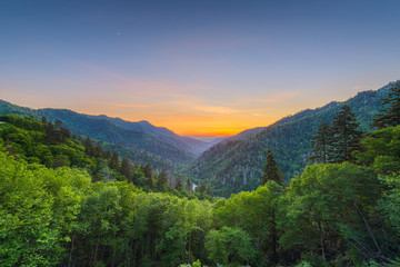 Newfound Gap in the Great Smoky Mountains