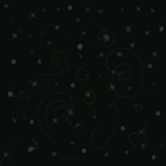 Black abstract background with space elements.