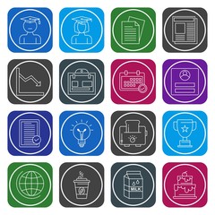 User interface Icon set for web and mobile applications