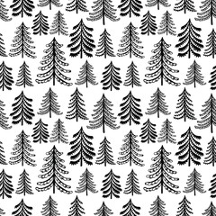 Obraz premium Tree seamless pattern