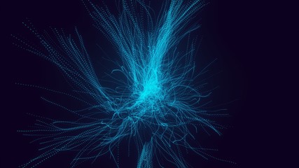 Abstract wave background. Connection dots structure. Polygonal abstract background. Plexus concept art.