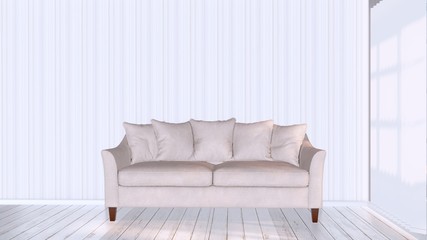 Sofa emty room High resolution white room with window