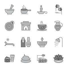 16 User interface Icon set for web and mobile applications