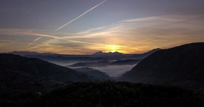 Sunrise in the valley