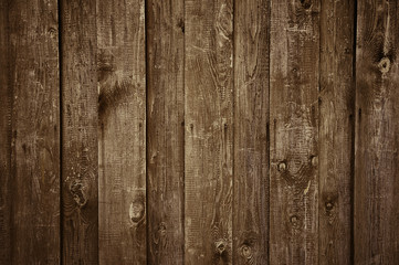 Old dark brown wooden wall texture