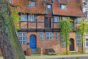 Fototapeta na wymiar Lüneburg: Altstadtidylle (Niedersachsen)