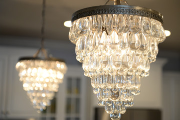 Fancy crystal chandelier home lighting