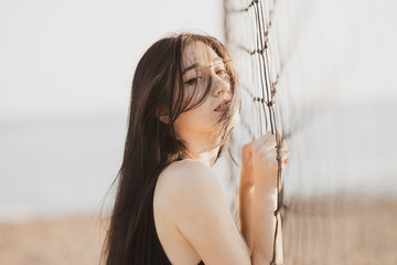 portrait of a beautiful young girl