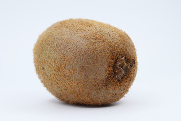 juicy kiwi on a white background. funny smiley with fruits