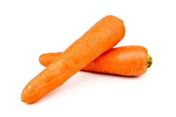 carrot isolated on a white background,element of food healthy nutrients and fruit healthy concept