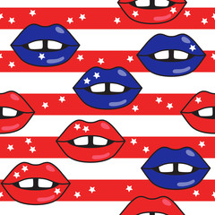 Vector seamless pattern with geometric brush strokes elements. Memphis geometric outline trendy modern style. 