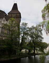 Vajdahunyad Castle in Budapest. Hungary.	