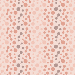 Abstract repeating drops. Vector spotty seamless pattern.