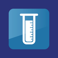 Laboratory flat icon. Medical vector