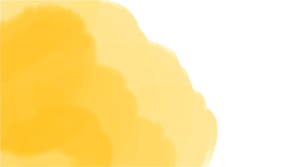 Orange watercolor Brochure template for you design,vector.