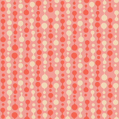 Abstract repeating drops. Vector spotty seamless pattern.