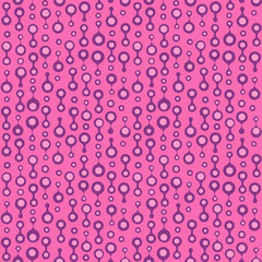 Abstract repeating drops. Vector spotty seamless pattern.