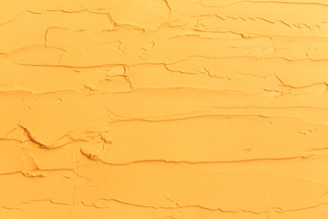 Yellow Red Painted Wall. Old Paint Background texture with copy space for text