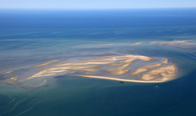 Aerial View of Billingsgate Island at Wellfleet, Cape Cod