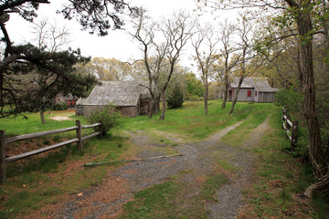 Obraz premium Atwood-Higgins House at the Cape Cod National Seashore in Wellfleet, MA