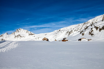 Fototapeta na wymiar Winterzauber in Obertauern im Pongau