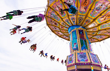 Spinning carousel © R Kevin Collins