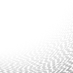 chaotic dots that makes a curved surface. halftone effect abstract background