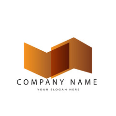 simple logo of construction or architecture for your company