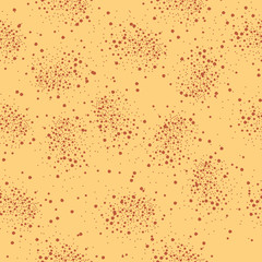 Seamless Background with splashes of dots. Repeating Background