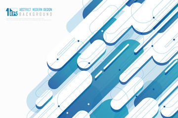 Abstract technology blue line of speed motion design background. illustration vector eps10