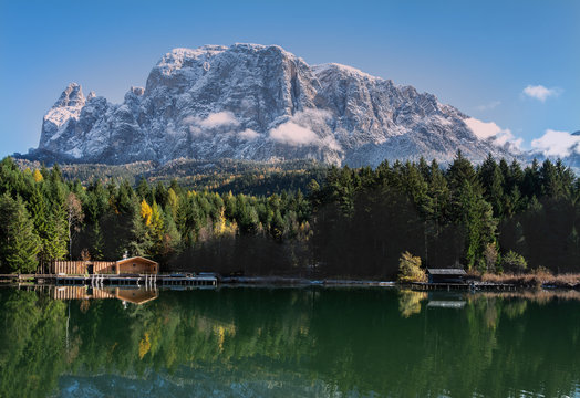 V&ouml;lser Weiher am Schlern - S&uuml;dtirol - Italien
