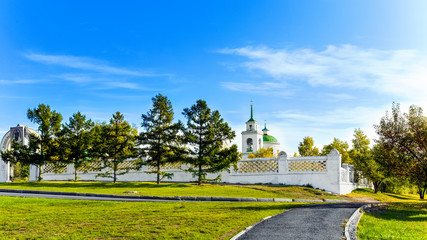 Holy Trinity Cathedral 1836-1848. Siberia Krasnoyarsk