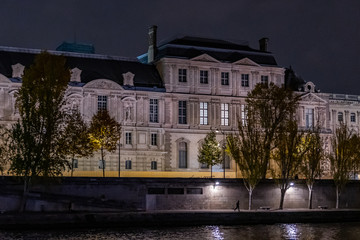Architecture de Paris la nuit