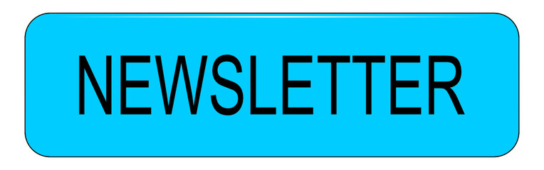 Newsletter Button on white backround - illustration