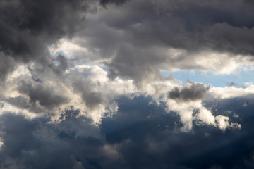 Storm clouds background, dramatic sky