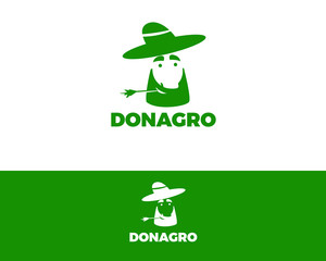 Eco farm logo company template 