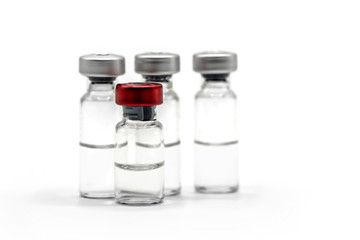 Medical or vaccine vial for injection