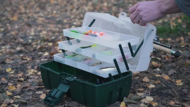 Angelzubeh&ouml;r im Koffer