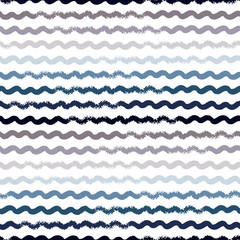 Vector seamless pattern with geometric brush strokes elements. Memphis geometric outline trendy modern style. 