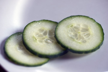 slices of cucumber, sweden