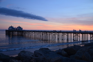 Fototapeta premium Sunset at Malibu