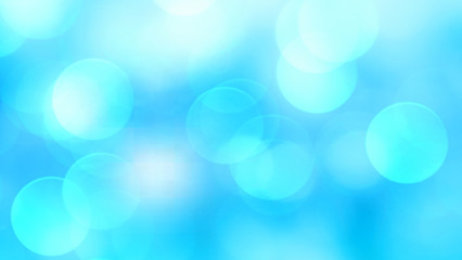 Blue bokeh abstract background blur