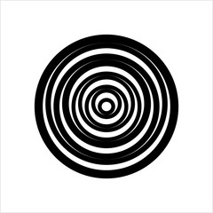 Concentric Circle Abstract Shape
