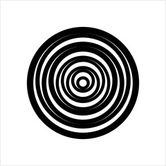 Concentric Circle Abstract Shape