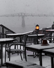Snowy London
