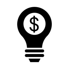 Business Idea Vector illustration. Quality design element Glyph Style. Editable stroke.