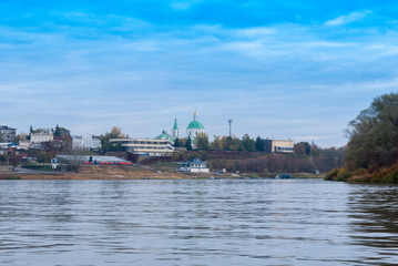 embankment of the don river in the Cossack village