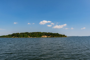 Obraz premium Hafen Lauterbach, Boddenrundfahrt zum Bollwerk Baabe, Insel Rügen